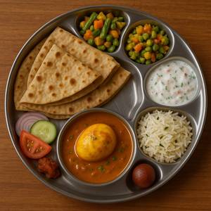 Egg Thali