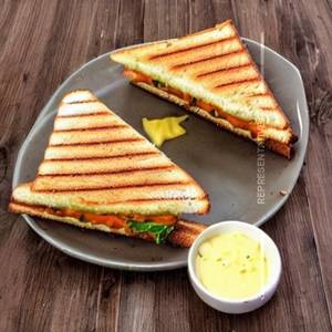 Bread Butter Cheese  Grilled Sandwich