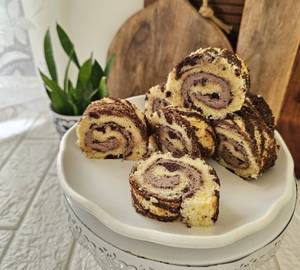 Mini Marble Swiss Rolls