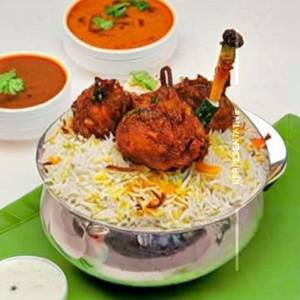 Chicken Lollipop Biryani