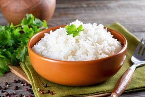 Plain rice