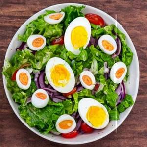 Boiled Egg Chicken Salad
