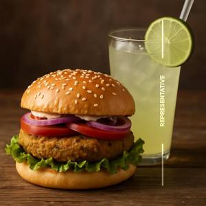 Combo (Regular Veg Burger + Fruit Lime)                  