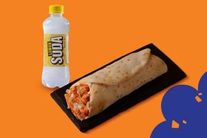 Paneer Tikka Kuboos Shawarma & Beverage Combo