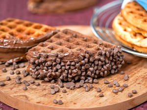 Swiss Choco Chips Waffles