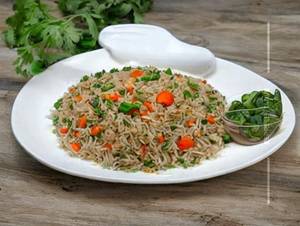 Schezwan Mushroom Fried Rice