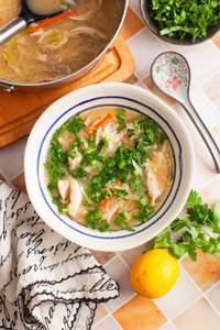 Chicken Lemon Coriander Soup
