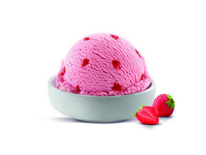 Gourmet Natural Strawberry Ice Cream Scoop (150 Ml)