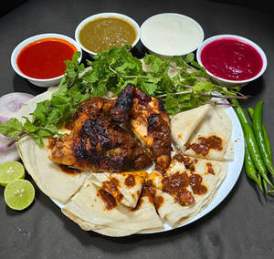 Half Shawaya + Rumali Rotti