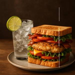 Combo (Club Chicken Sandwich + Fruit Lime)                  