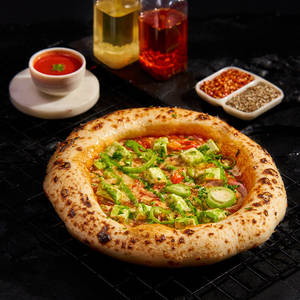 Paneer Coriander Pesto Pizza