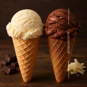 Vannila Flavour + Chocolate Flavour                 
