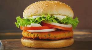Veggie paneer burger