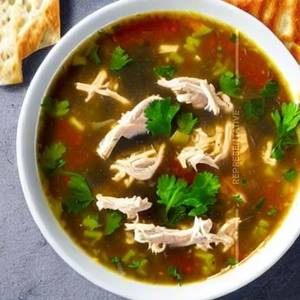 Chicken Manchouw Soup