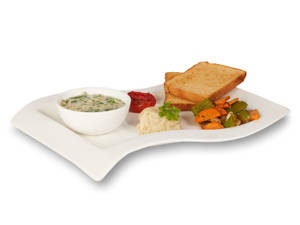 Mushroom Spinach Breakfast Platter