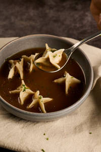 Turkish  Manti Mushroom Broth