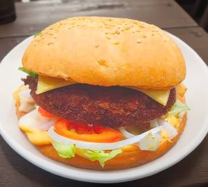Vaggie lava burger