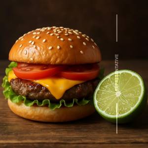 Regular burger + Lime                    