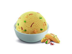 Gourmet Natural Kesar Rasmalai Ice Cream Scoop (150 Ml)