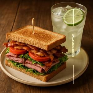 Combo (Club Beef Sandwich + Fruit Lime)                  