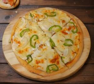 Testy capsicum and masala paneer pizza