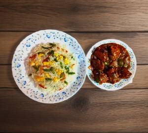 Egg Fried Rice + Chilli Chicken Combos