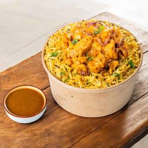 Peri Peri Chicken Biryani Bowl.