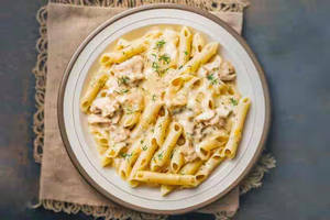 American Mushroom Penne Pasta