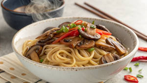 Mushroom Noodles
