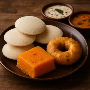 Idly 4, Vada 1 , Kesari