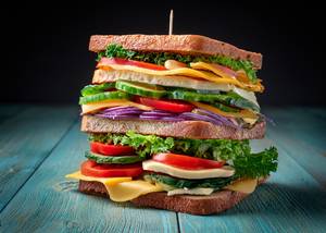 Abcos Veggie Club Sandwich