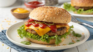Veg Cheese Burger