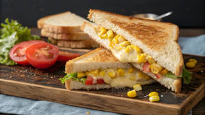 Cheese Corn Sandwich