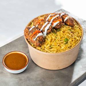 Falafel Biryani Bowl.