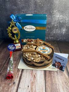 Combo6 (chocolate16pcs+cake500gm+flower+trophy+card)