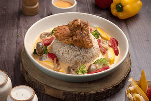 Grilled Chicken, Sautee Vegetables With Brown Rice