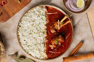 Signature Mutton Curry With Steamed Rice (serves 1)