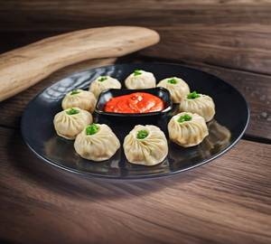 Veg Steamed Momos [12 Piece ]