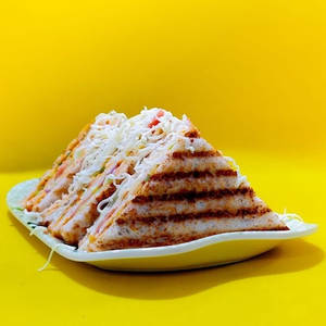 Tandoori Malai Paneer Club Sandwich