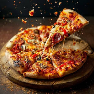 Veg. Cheese Loaded Pizza (9 Inch)