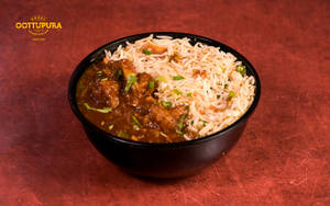 Fried Rice - Gobi Manchurian Gravy Bowl