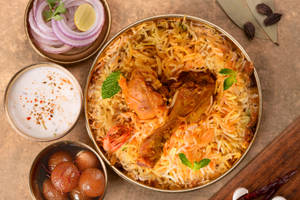 Chicken Biryani Executive Thali- Serves 1