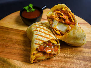Crunchy Mexican Paneer Wrap