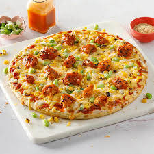 Cheese corn pizza