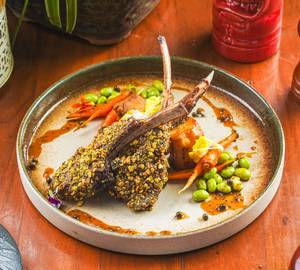 Pistachio Crusted New Zealand Lamb Chops