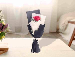 Single Red Rose Long Stem