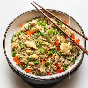 Egg chicken fried rice
