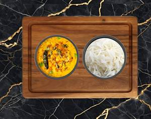 Dal Fry and Rice Meal
