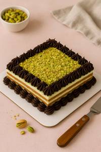 Pistachio Noir Celebration Cake