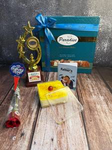 Combo5 (chocolate16pcs+jar+flower+trophy+card)